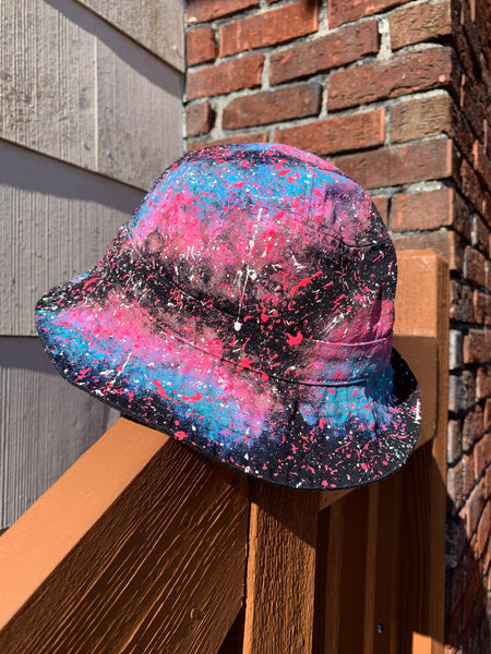 Blue and Pink - Glow in the Dark Bucket Hat