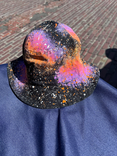 Purple and Orange - Glow in the Dark Bucket Hat